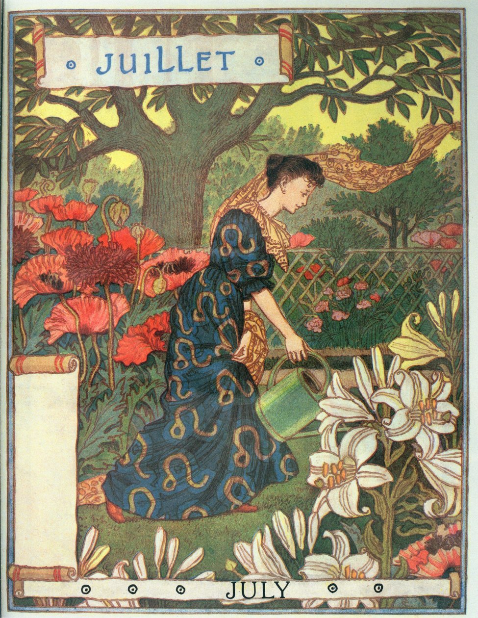 červenec od Eugene Grasset