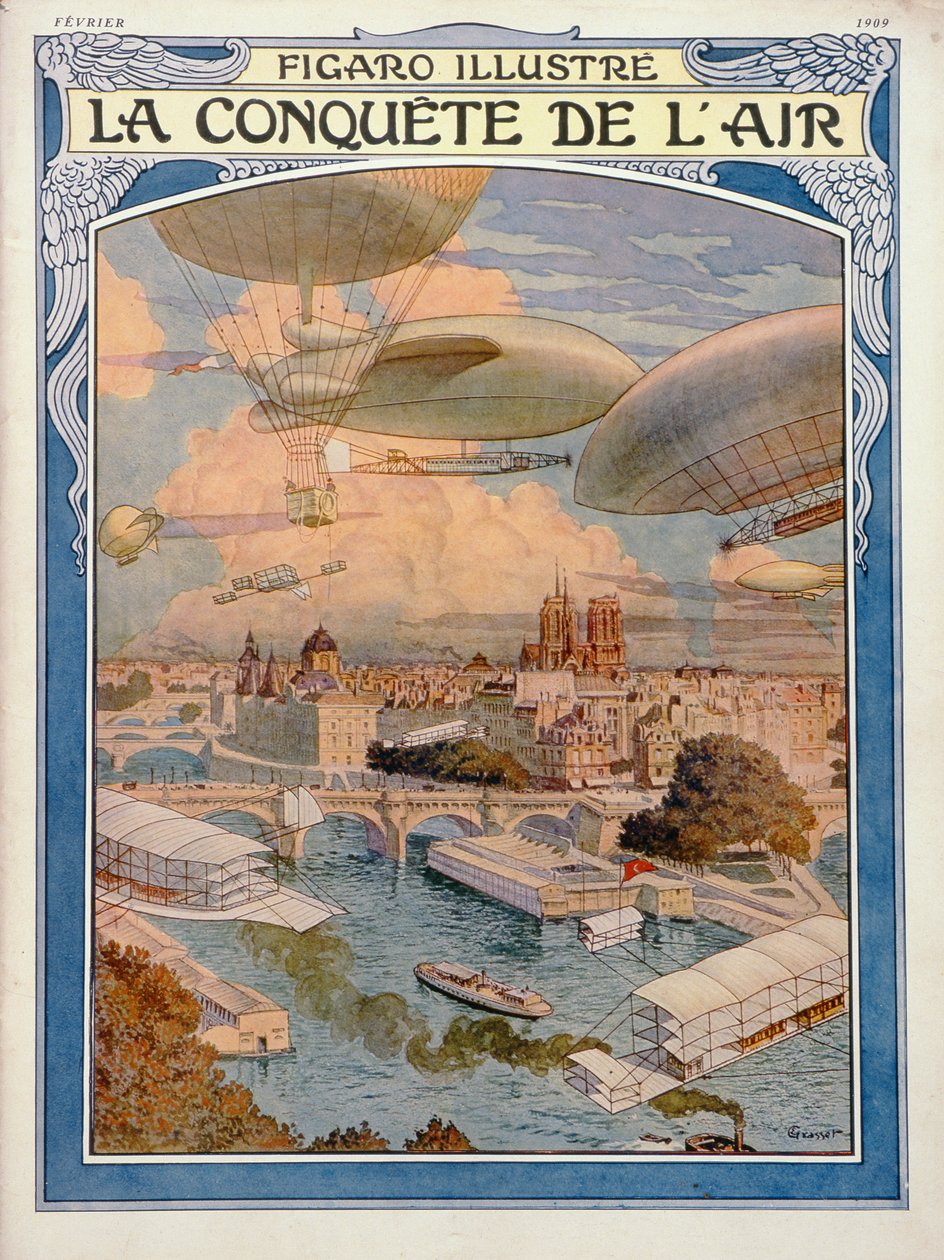 Dobytí vzduchu, 1909 od Eugene Grasset