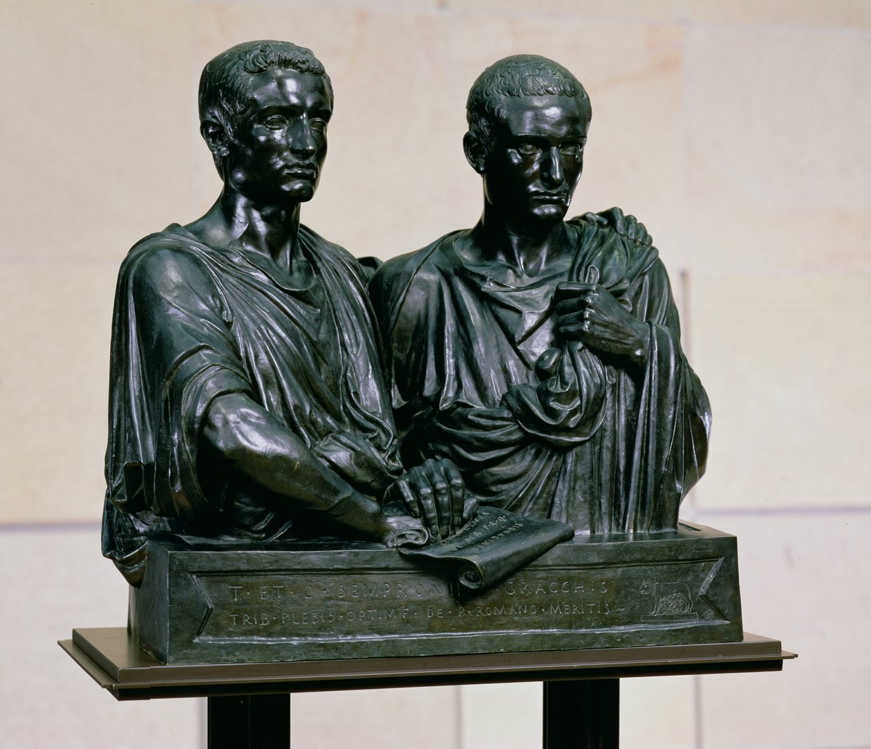 Kenotaph of the Gracchi, 1853 (bronz) od Eugene Guillaume