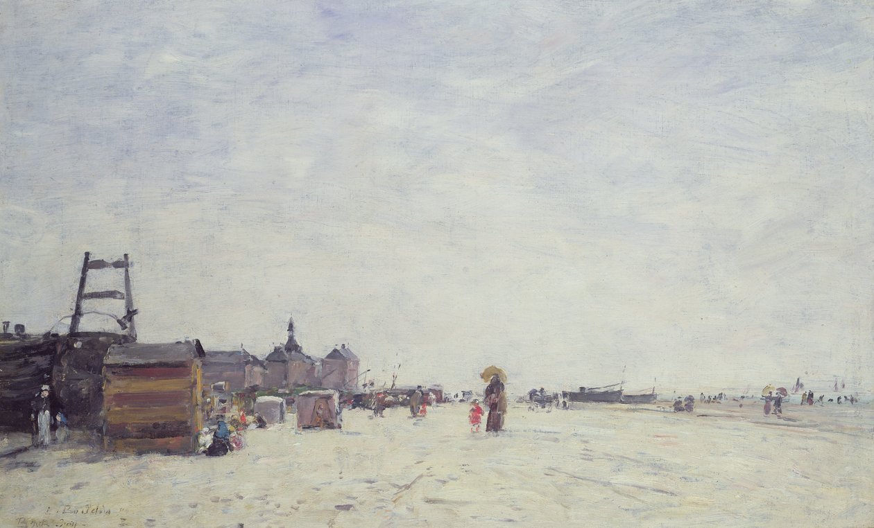 Berck-Plage, 1890 od Eugene Louis Boudin