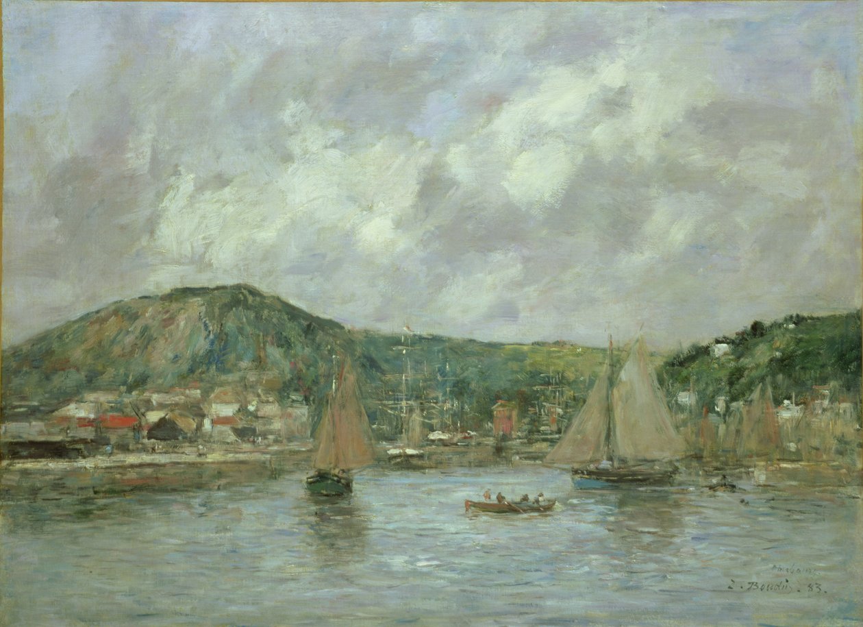 Cherbourg, 1883 od Eugene Louis Boudin