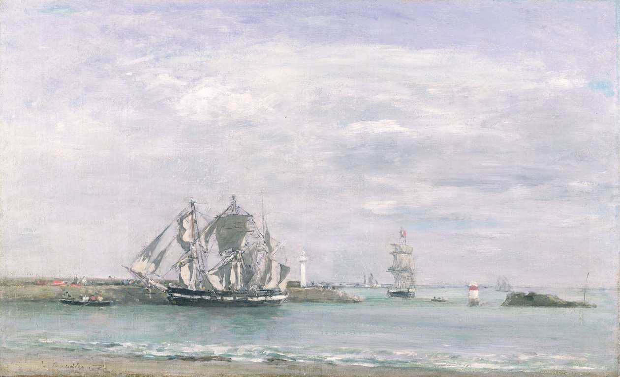 Portrieux od Eugene Louis Boudin