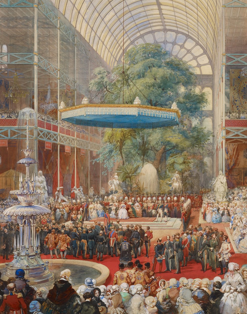 Zahájení Velké výstavy, 1. května 1851 od Eugene Louis Lami