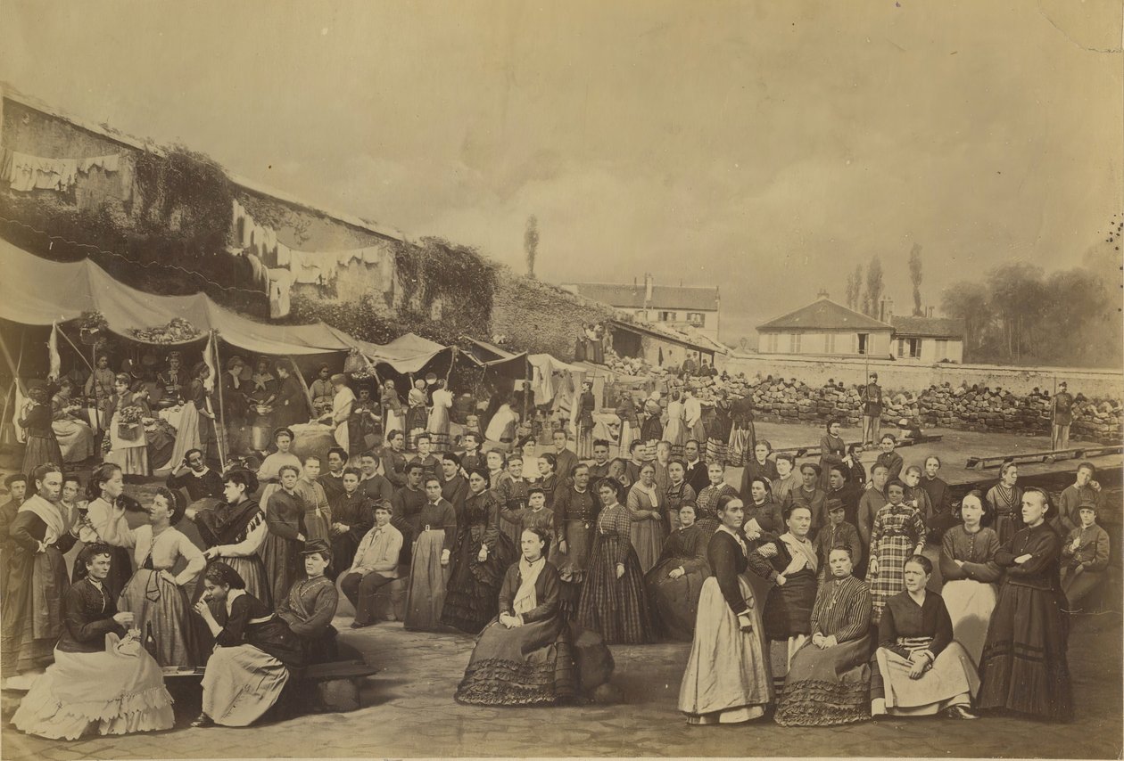 Prison des Chantiers, 15. srpna 1871, Versailles, 1870-71. od Eugene Appert