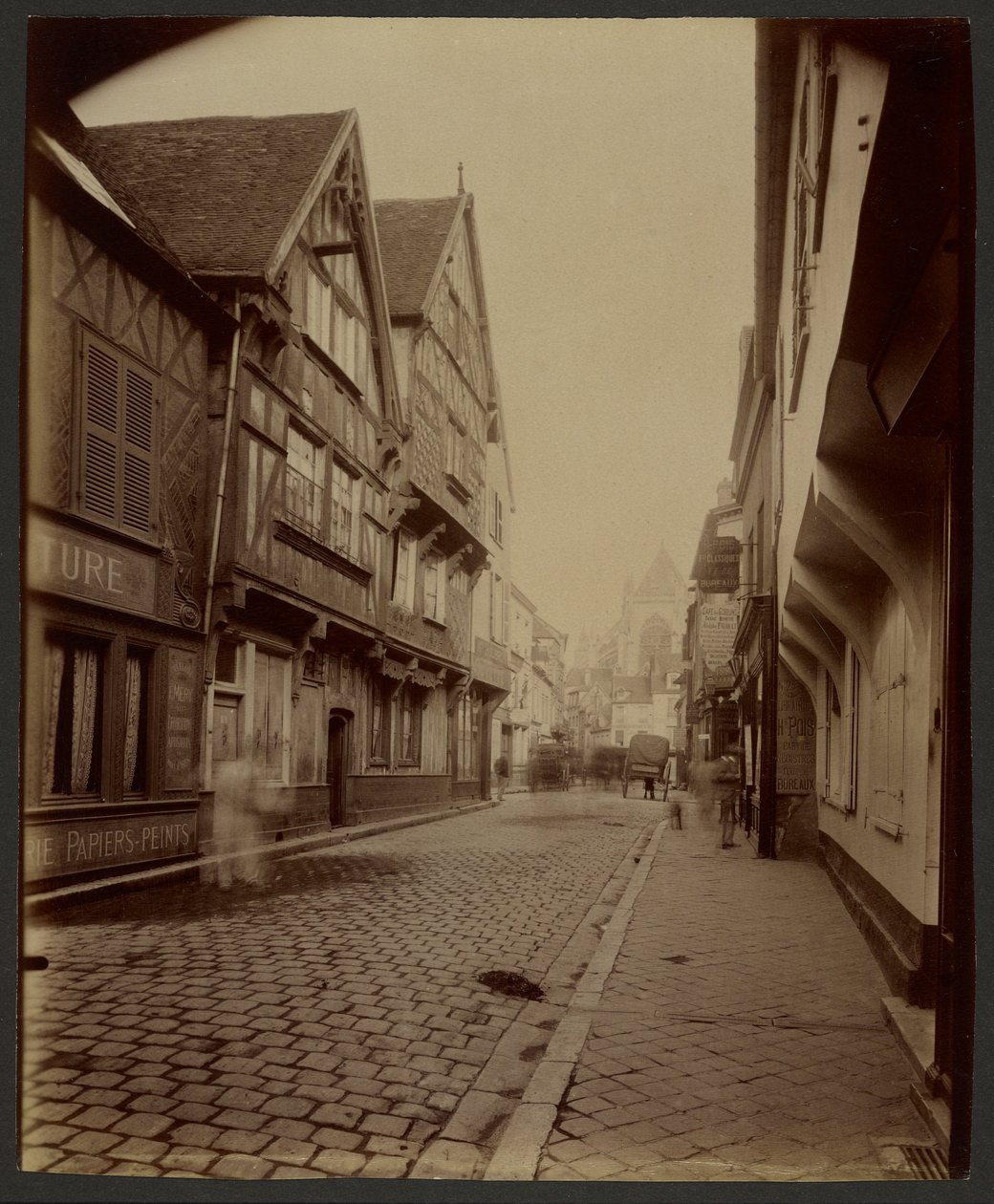Beauvais, slepá ulička manufaktury od Eugène Atget