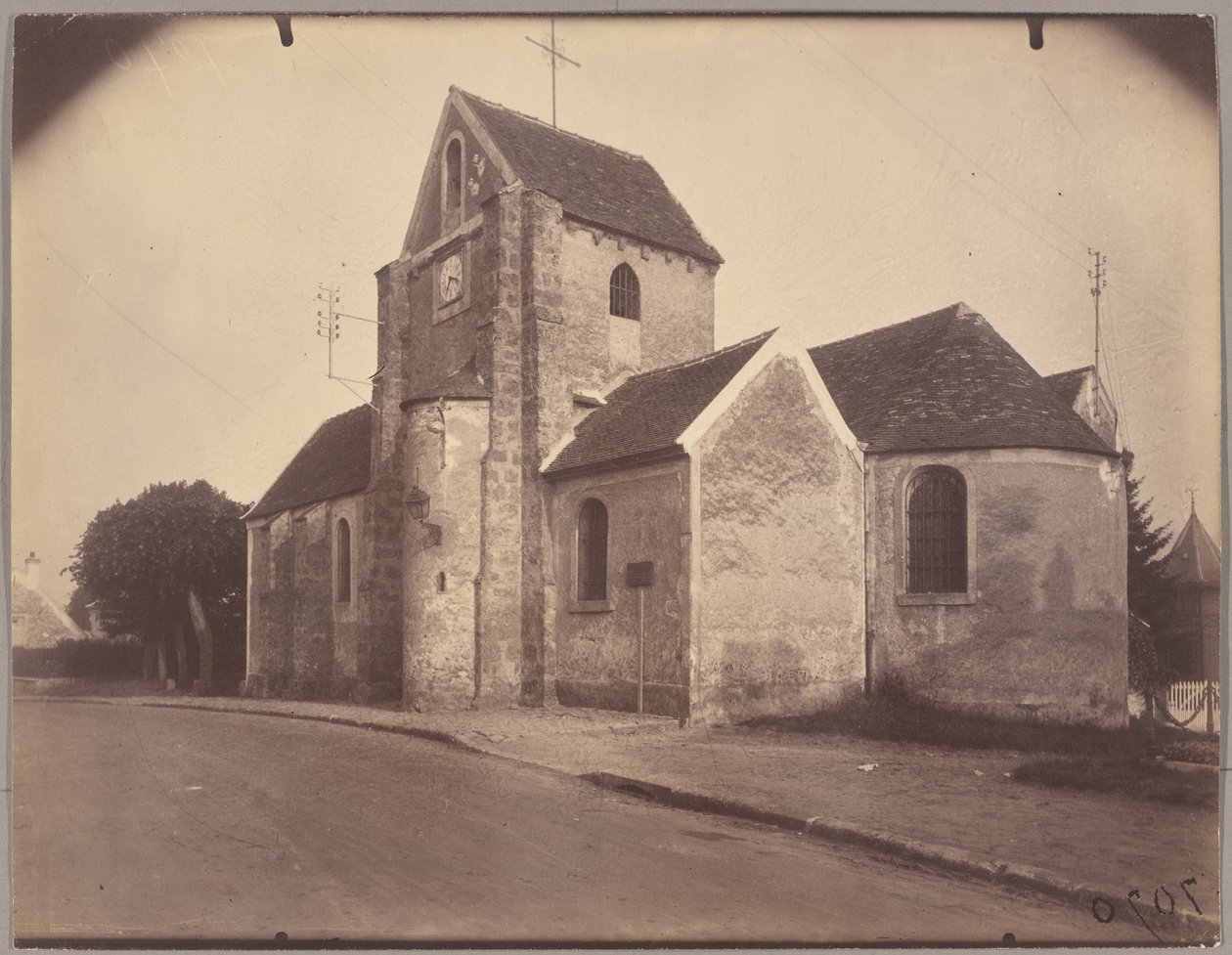 Bures (Kostel) od Eugène Atget