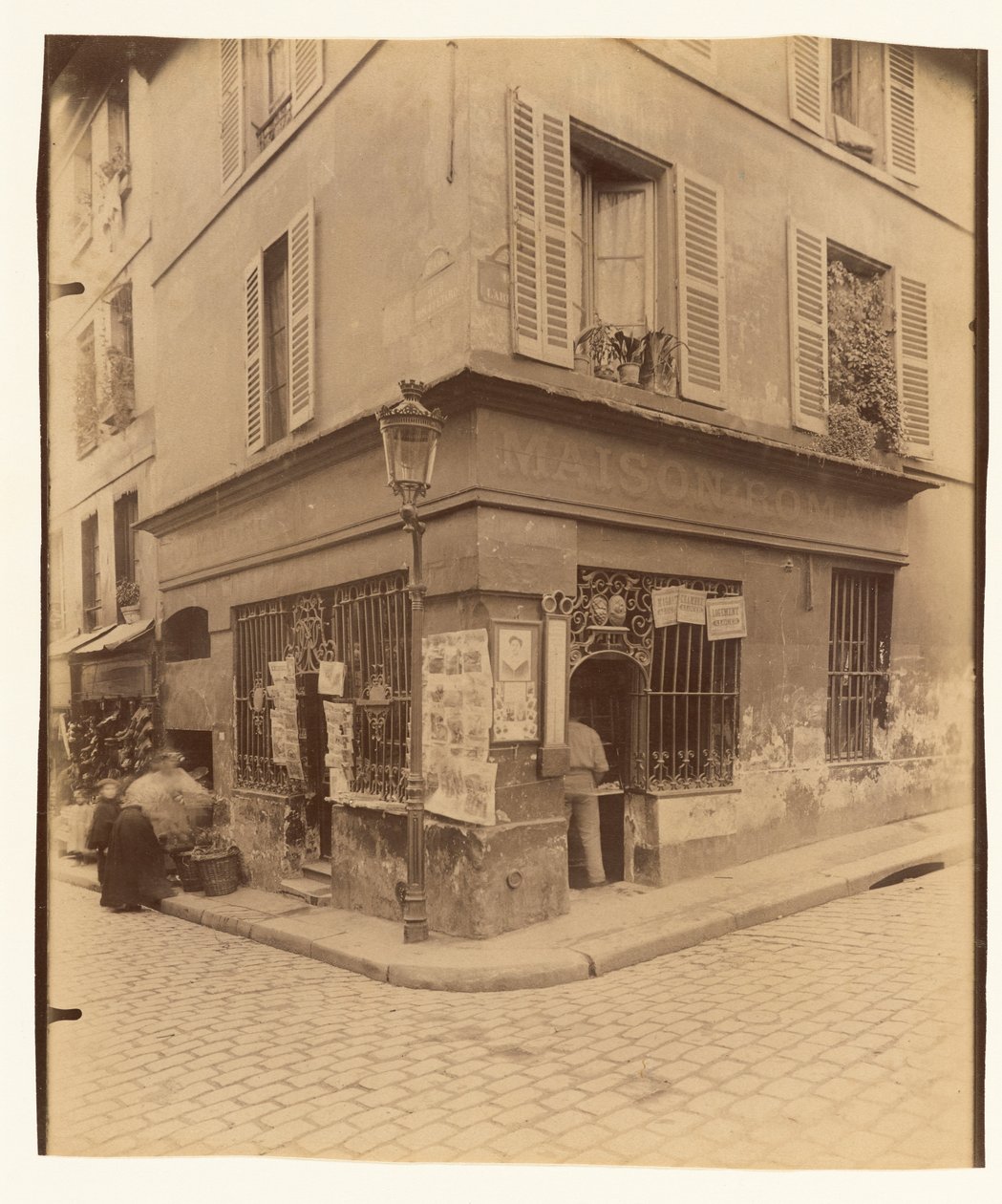 Kabaret, Rue Mouffetard od Eugène Atget