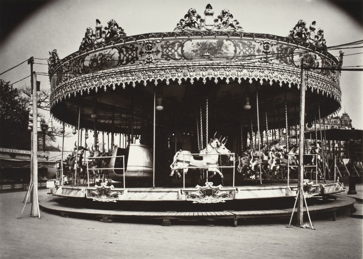 Kolotoč od Eugène Atget