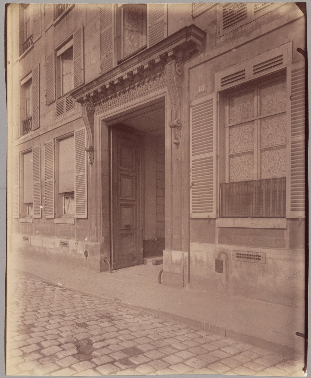 Hôtel Richelieu, 18 quai de Béthune od Eugène Atget