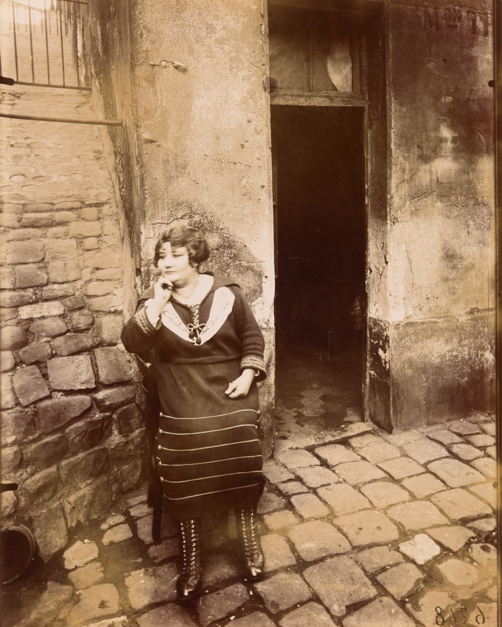 La Villette, ulice Asselin od Eugène Atget