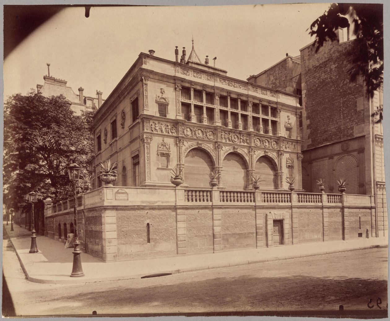 Maison François, Cours-la-Reine od Eugène Atget