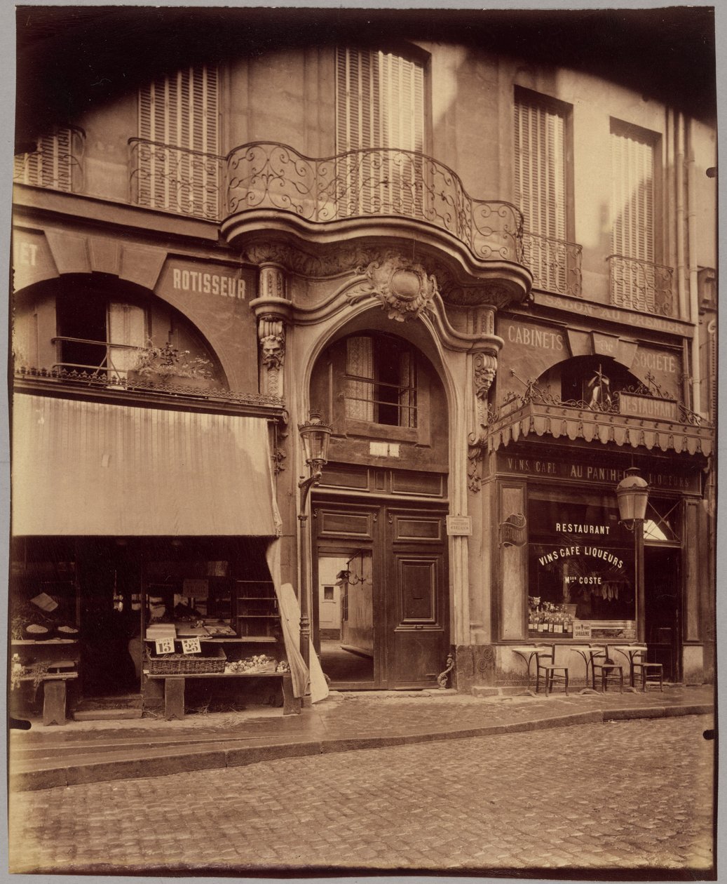 Dům v Rue Saint-Jacques od Eugène Atget