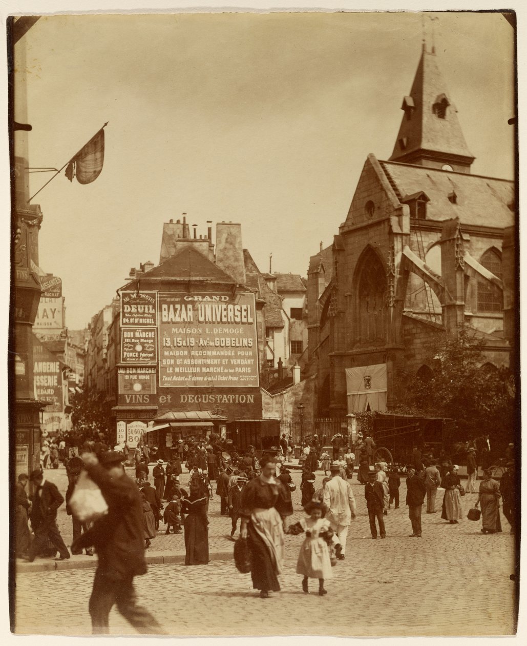 [Place Saint-Médard] od Eugène Atget