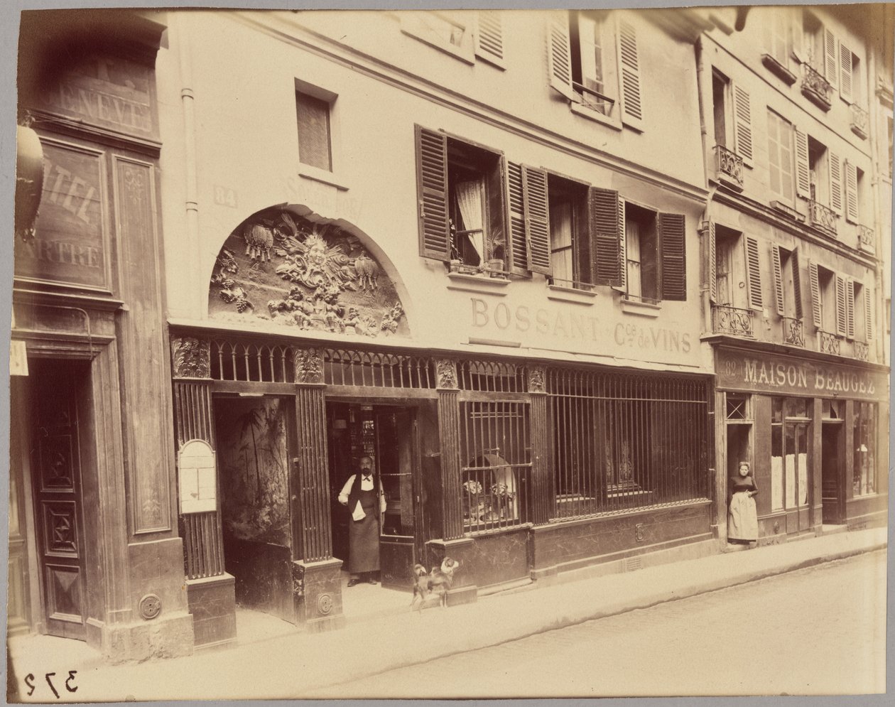 Rue Saint-Sauveur od Eugène Atget