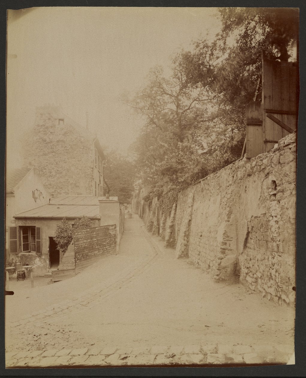 Rue Saint-Vincent, Montmartre od Eugène Atget