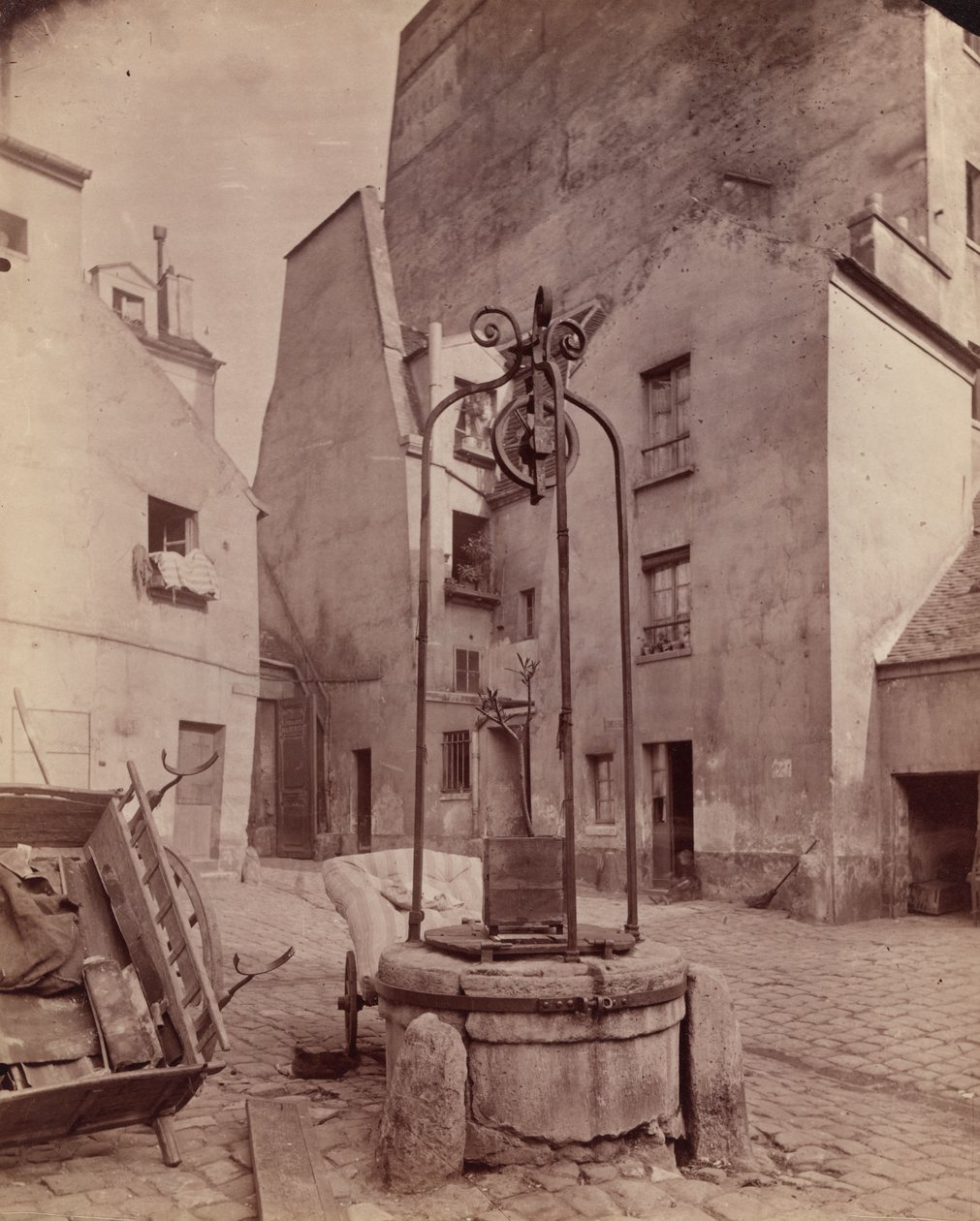 Rue Saint-Jacques od Eugène Atget