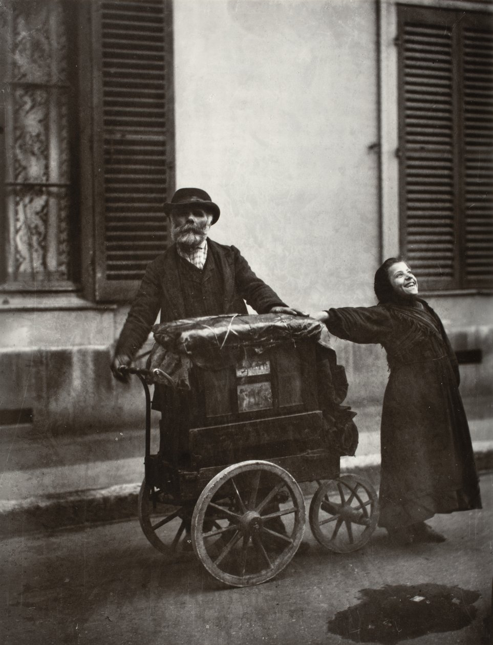 Pouliční hudebníci od Eugène Atget