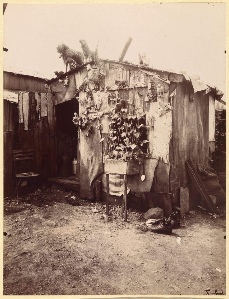 Dům hadráře od Eugène Atget