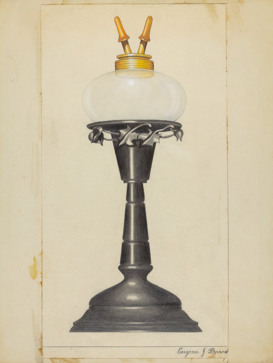 Camphenová lampa od Eugene Barrell