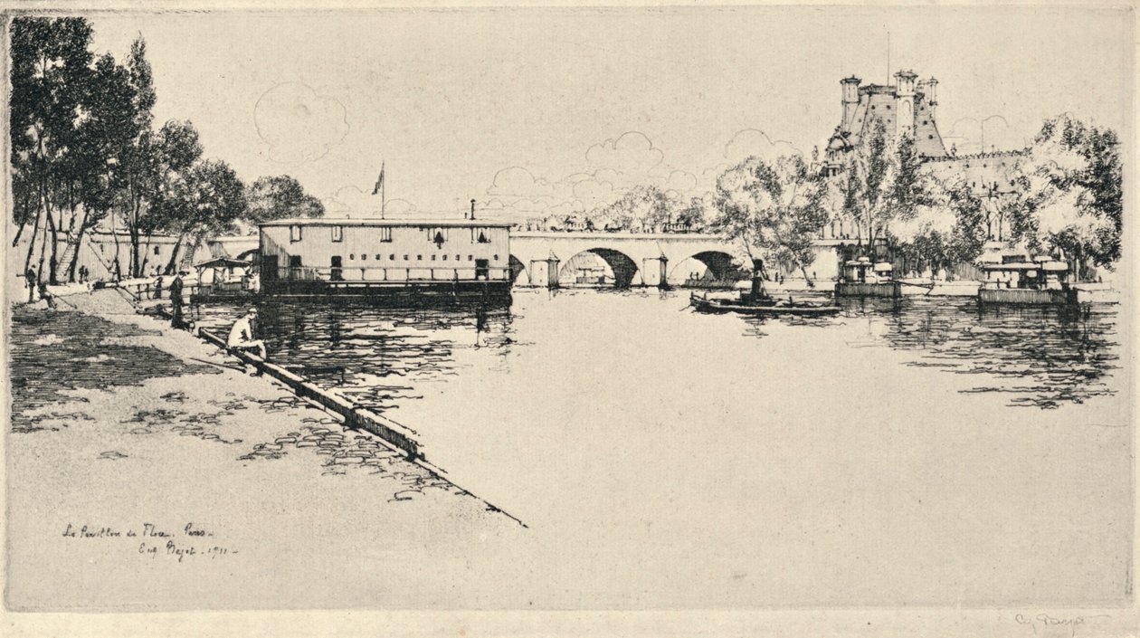 „Pavillon de Flore, 1915 od Eugene Bejot