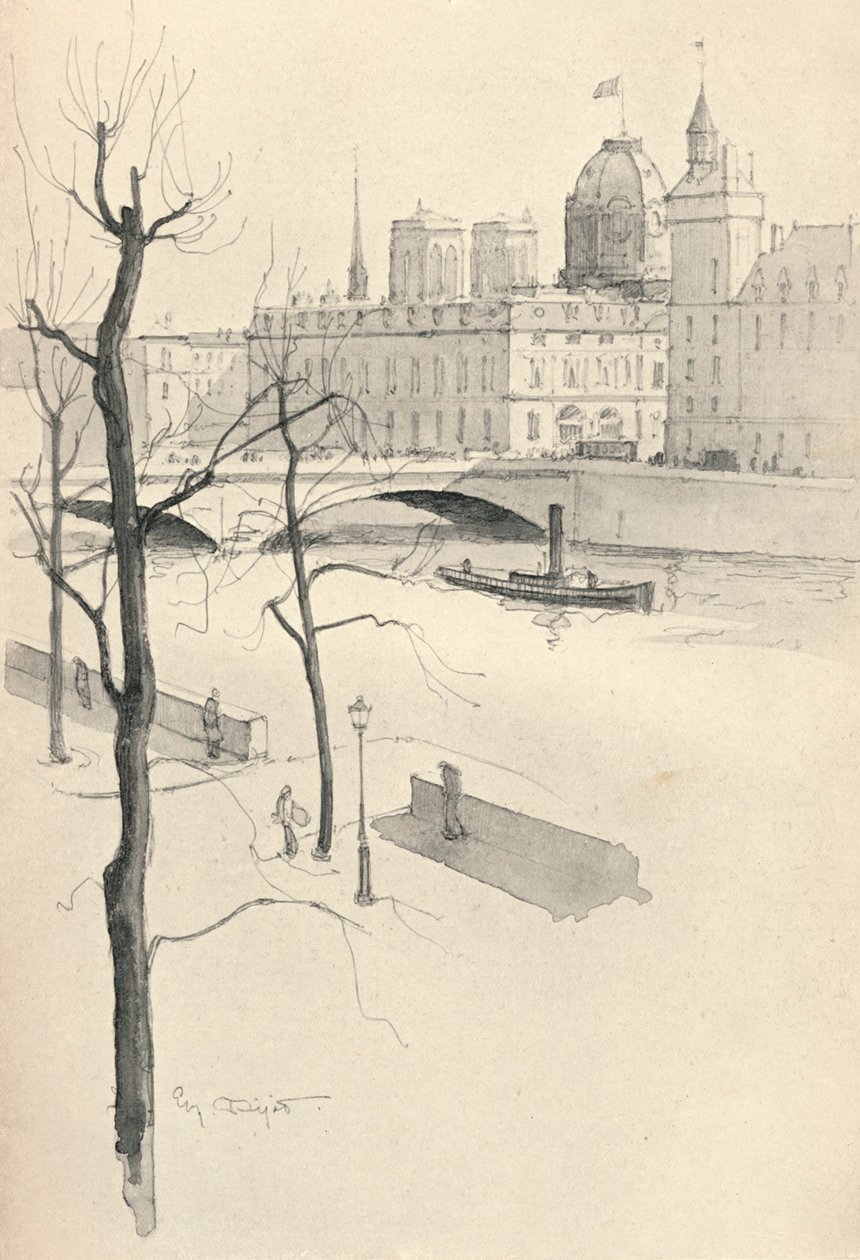Pont au Change, 1915 od Eugene Bejot