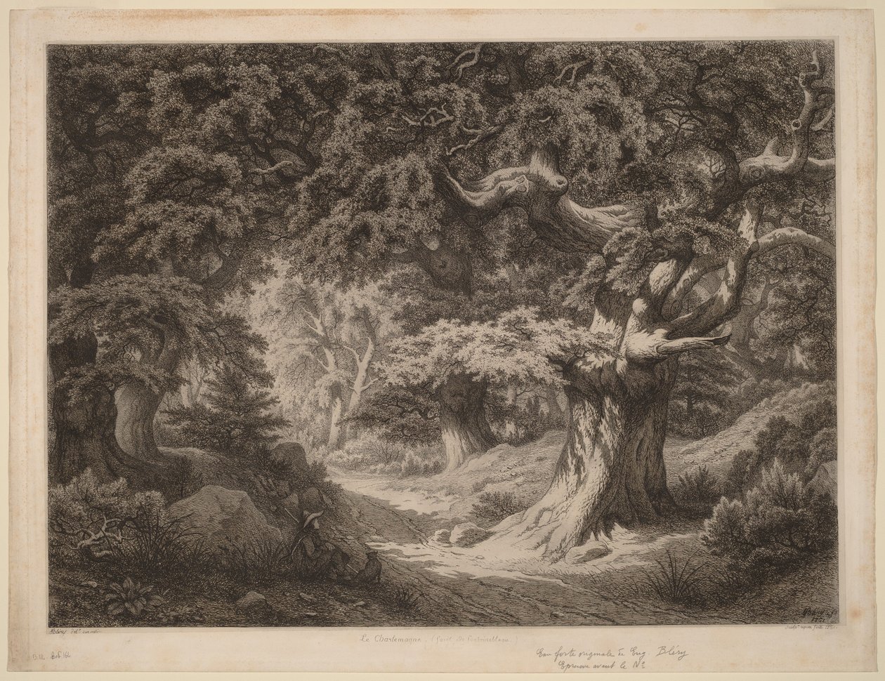 Charlemagne, les Fontainebleau od Eugene Bléry
