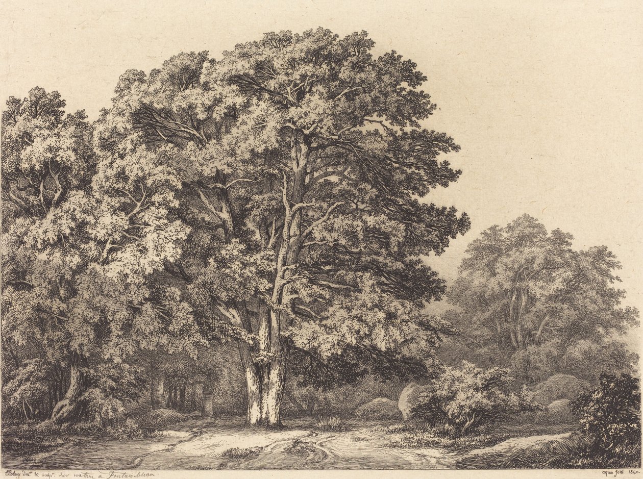 Vchod do lesa, 1840. od Eugene Bléry