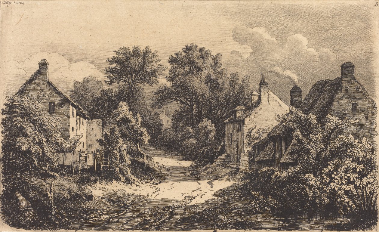 Le chemin de Garens Cesta do Garens, publikoval 1849. od Eugene Bléry