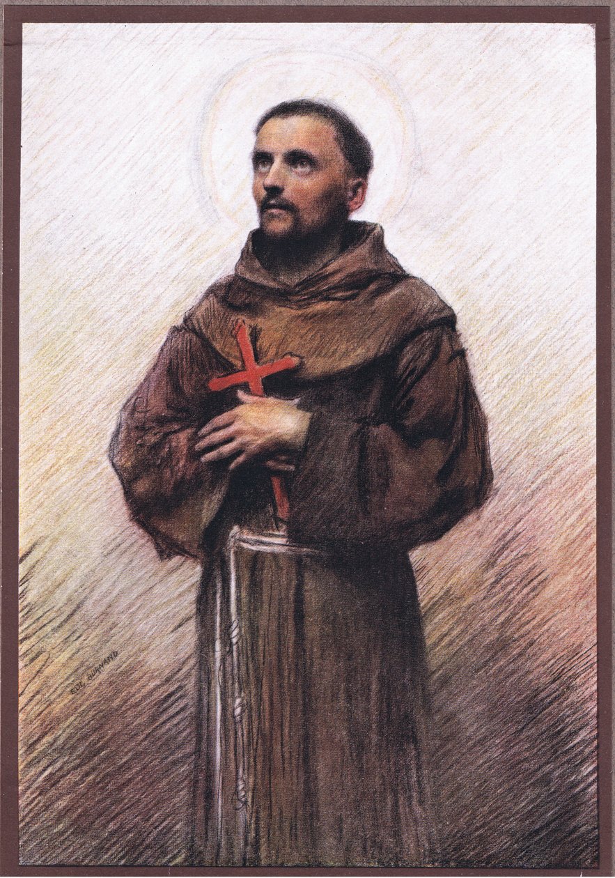 Svatý František, 1919 od Eugene Burnand