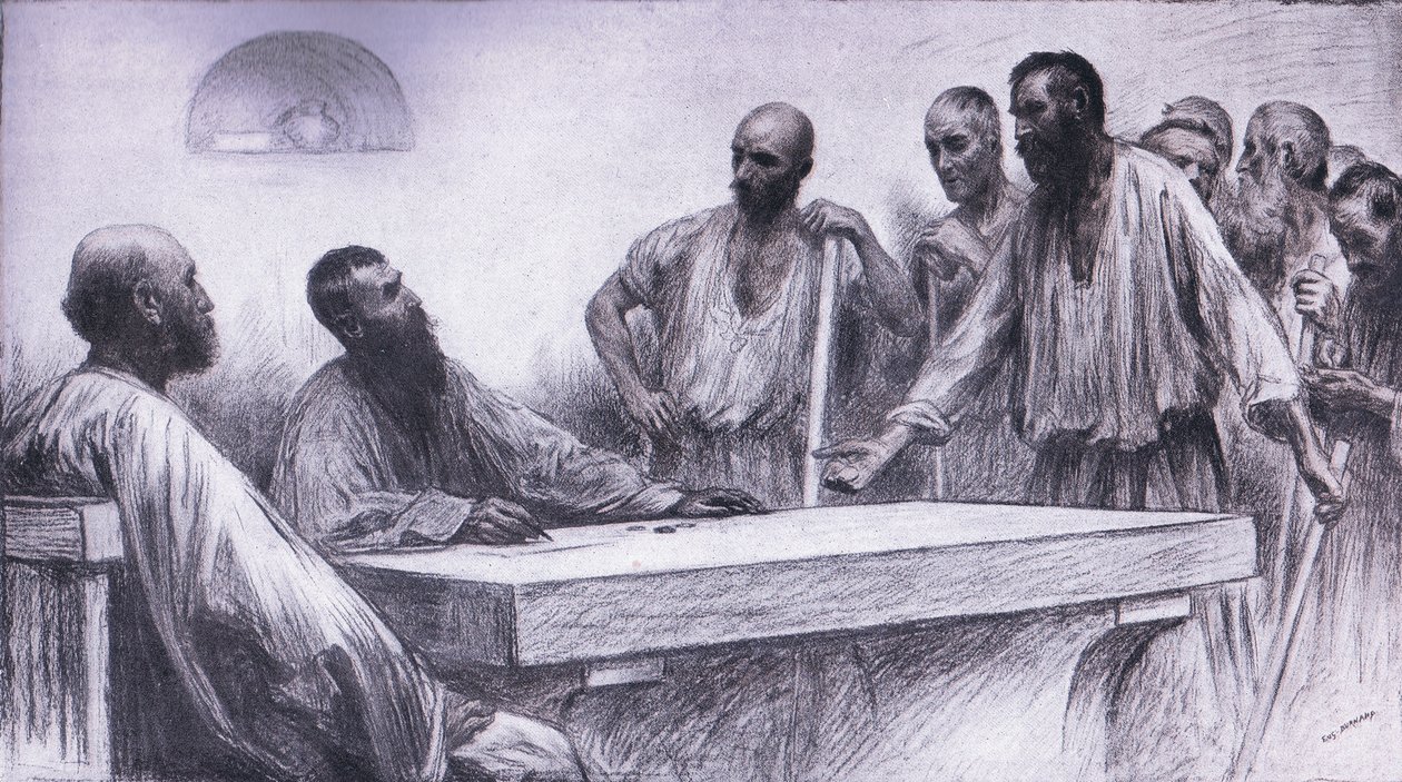 Dělníci na vinici, Bibbys Annual, 1916-17 od Eugene Burnand