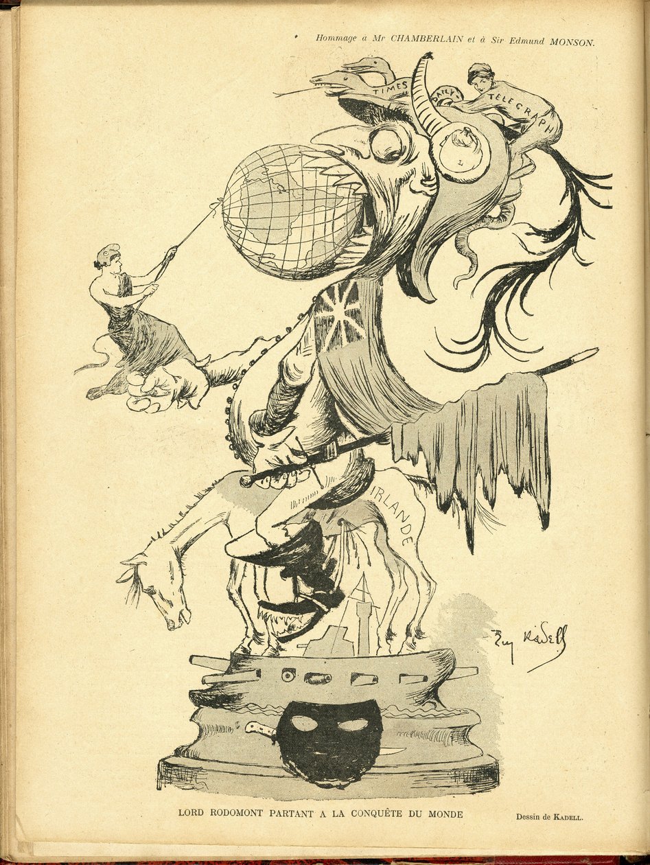 Ilustrace Eugene Cadel (1867-1940) v Le Rire od Eugene Cadel