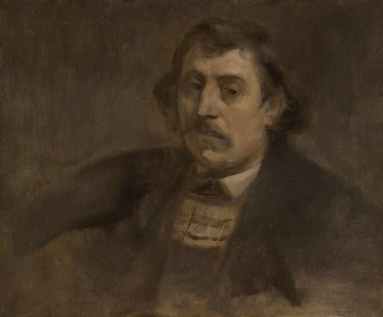 Portrét Paula Gauguina od Eugène Carrière