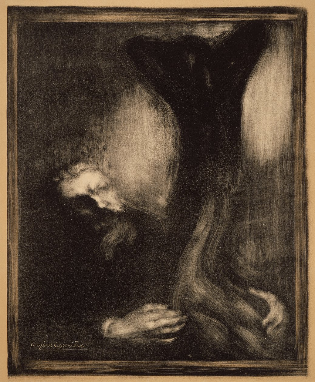 Rodin sochaří od Eugène Carrière