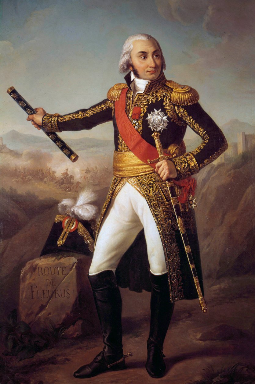 Celovečerní portrét Jeana Baptista, hraběte Jourdana, maršála říše v roce 1804 (1762-1833) Obraz Eugena Louise Charpentiera (1811-1890) 1856, 2,15 x 1,4 m. od Eugene Charpentier