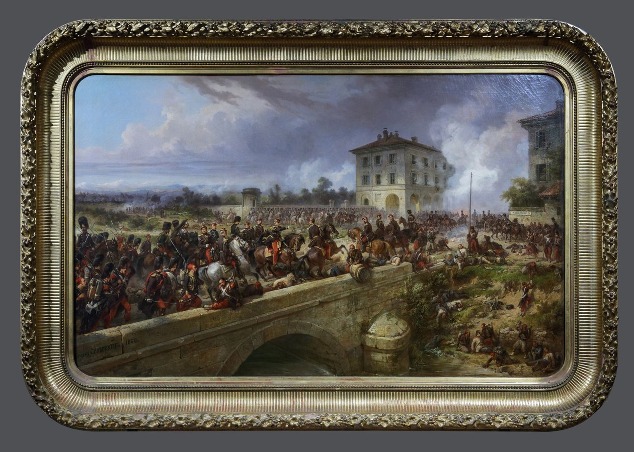 Císařská garda v Pont de Magenta, 4. června 1859 od Eugene Charpentier