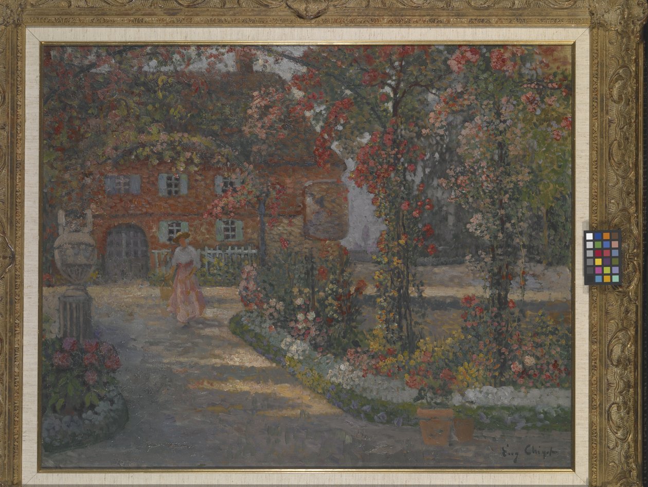 Le Mazet At Juan-Les-Pins (olej na plátně) od Eugene Chigot