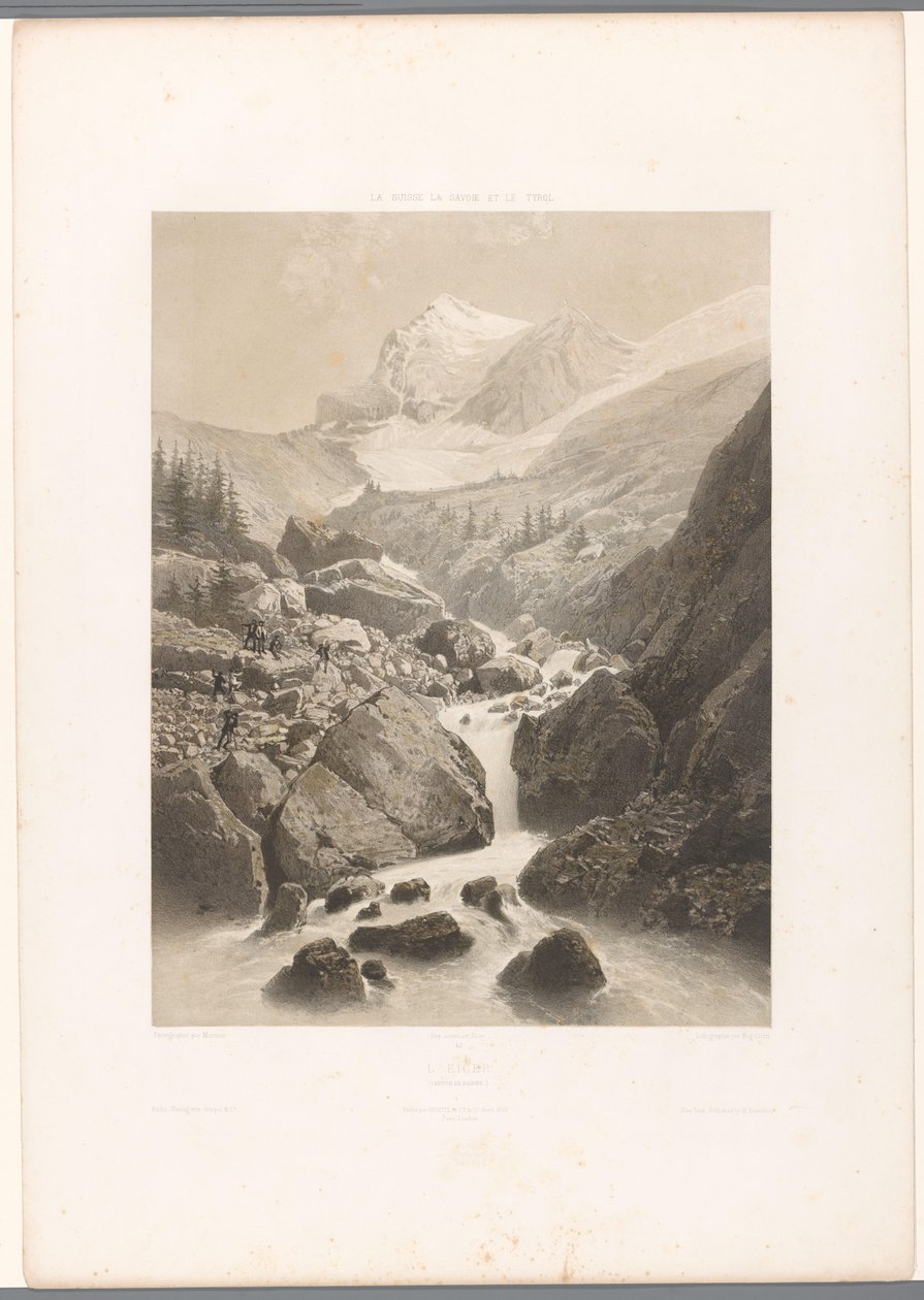 Horská krajina s výhledem na Eiger L
