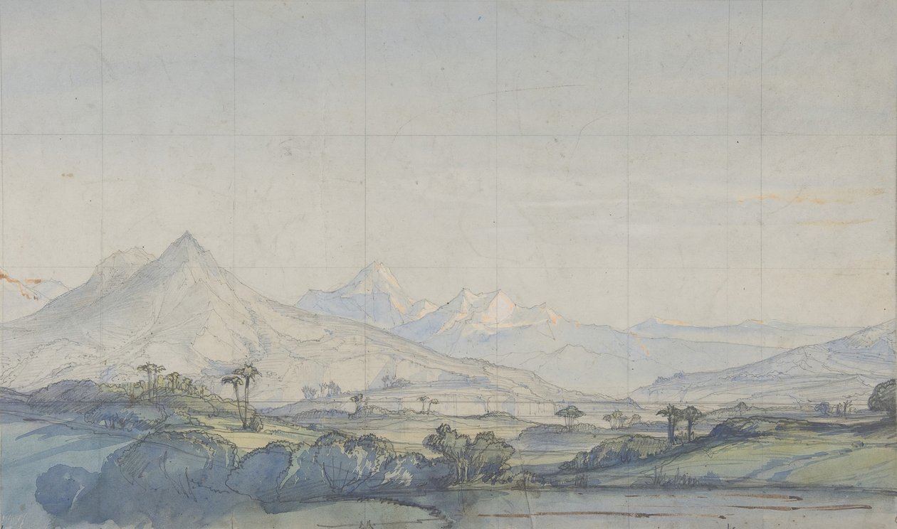 Návrh pro jeviště v opeře, Paříž, 1828-90. od Eugene Ciceri