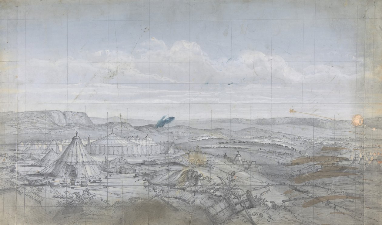 Návrh pro jeviště v opeře, Paříž, 1830-90. od Eugene Ciceri