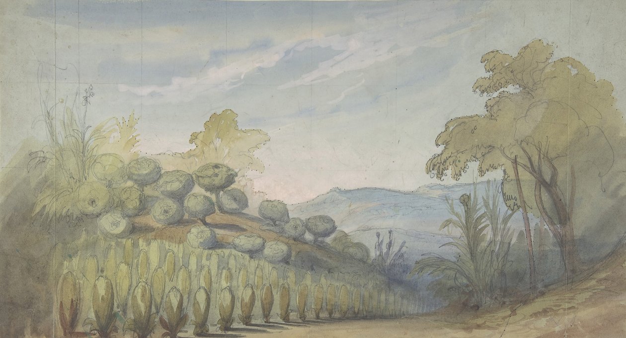 Návrh pro jeviště v opeře, Paříž, 1830-90. od Eugene Ciceri