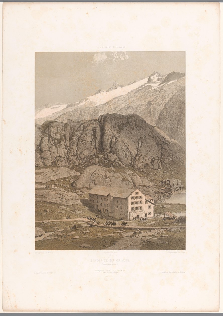 Pohled na hotel na Grimselpass L