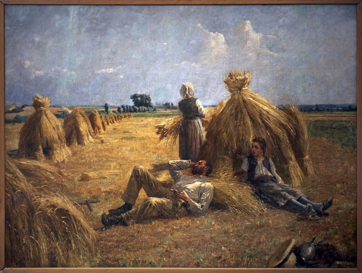 Polední. Obraz Eugene Damašek (1844-1899), olej na plátně od Eugene Damas