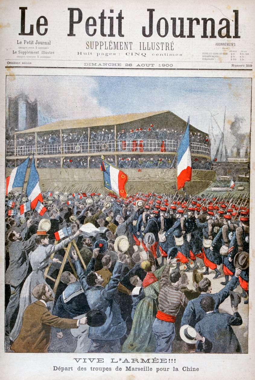 Francouzské jednotky nalodění do Číny, 1900 od Eugene Damblans
