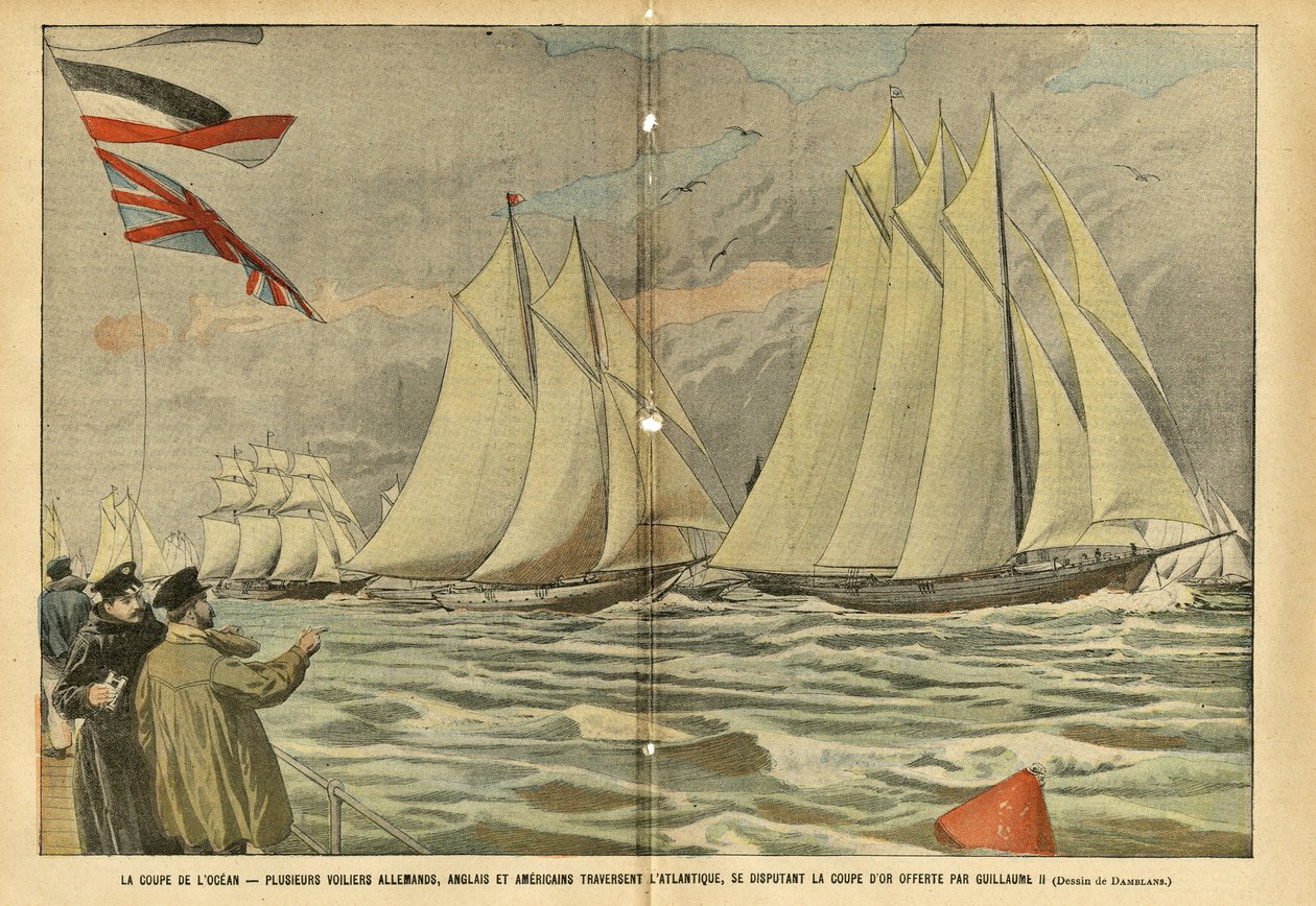 Ilustrace Eugene Damblans (1865-1945) v Le Pelerin, 04.06.05 - La coupe de l