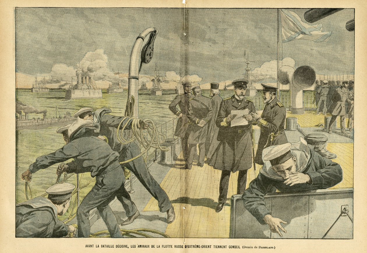 Ilustrace Eugene Damblans (1865-1945) v Le Pelerin od Eugene Damblans