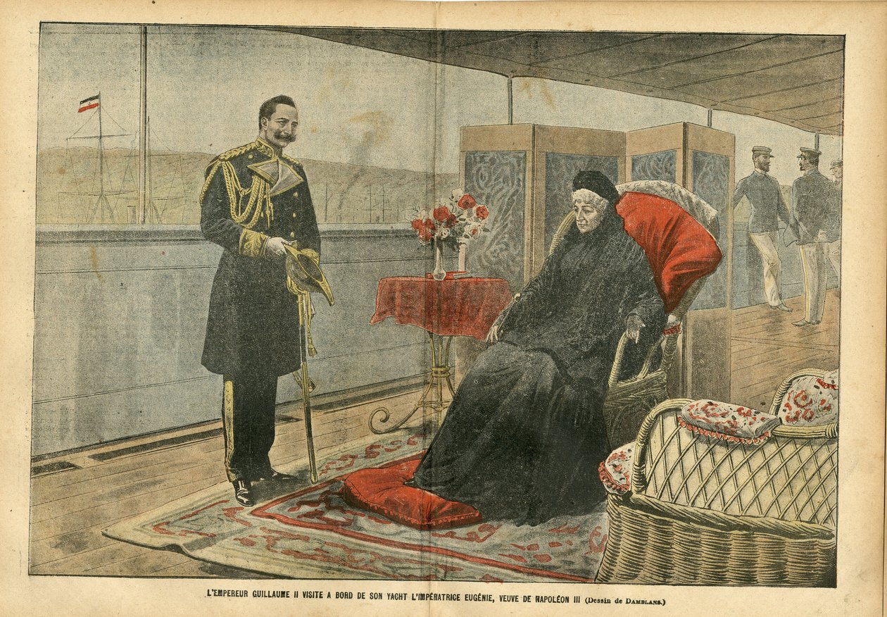 Ilustrace Eugena Damblanse (1865-1945) v Le Pelerin od Eugene Damblans