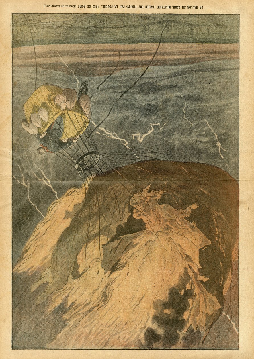 Ilustrace Eugene Damblans (1865-1945) v Le Pelerin od Eugene Damblans