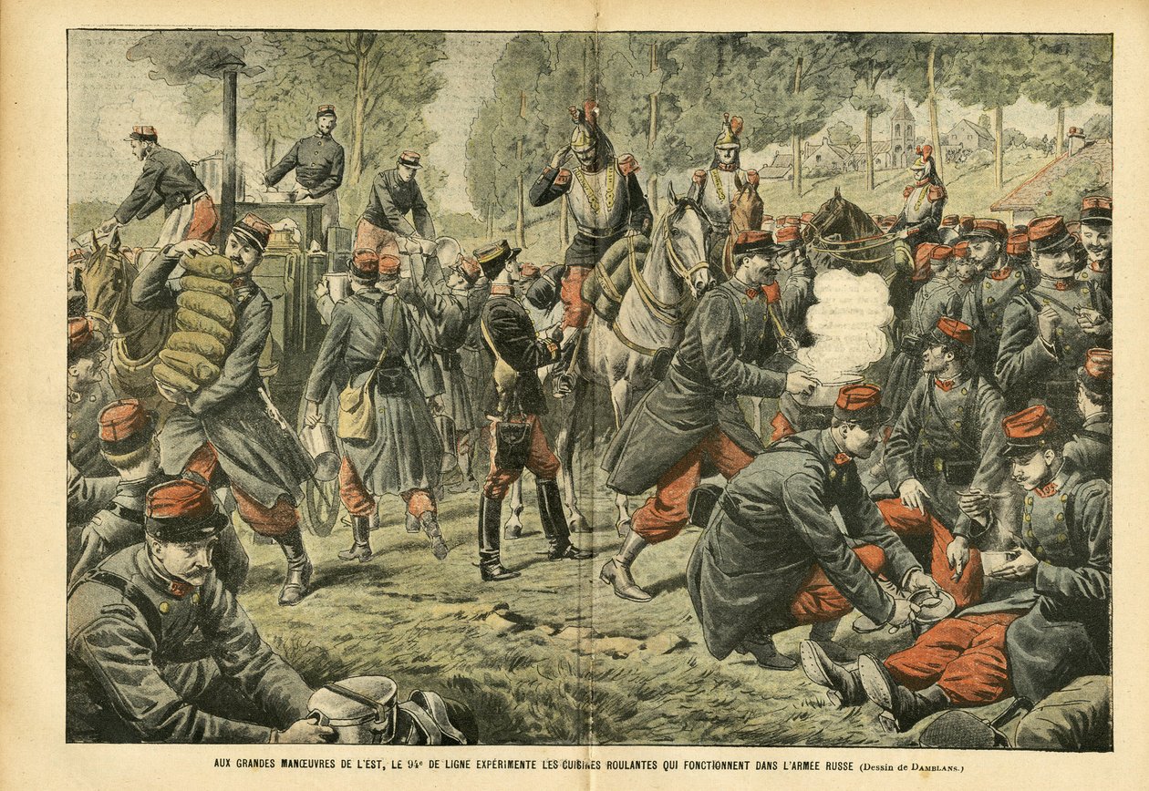 Ilustrace Eugene Damblans (1865-1945) v Le Pelerin od Eugene Damblans