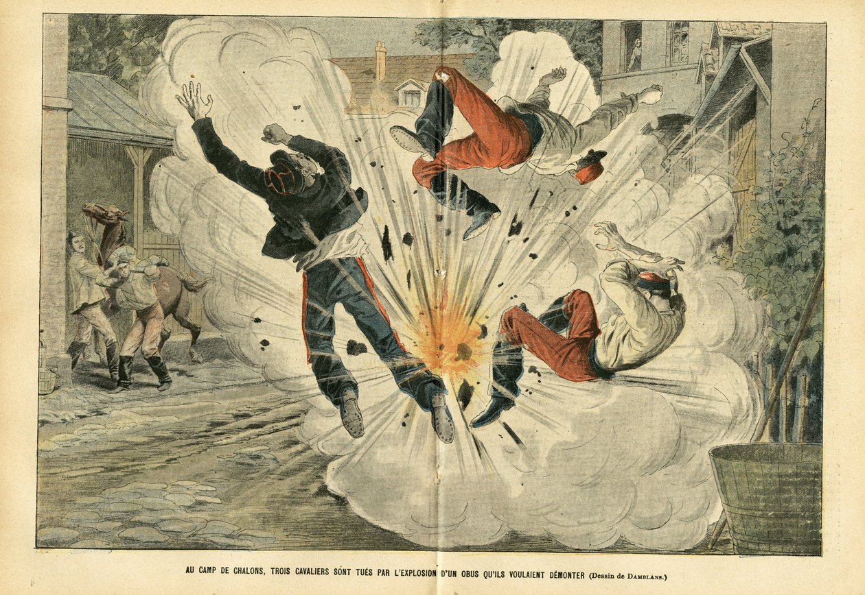 Ilustrace Eugene Damblans (1865-1945) v Le Pelerin od Eugene Damblans