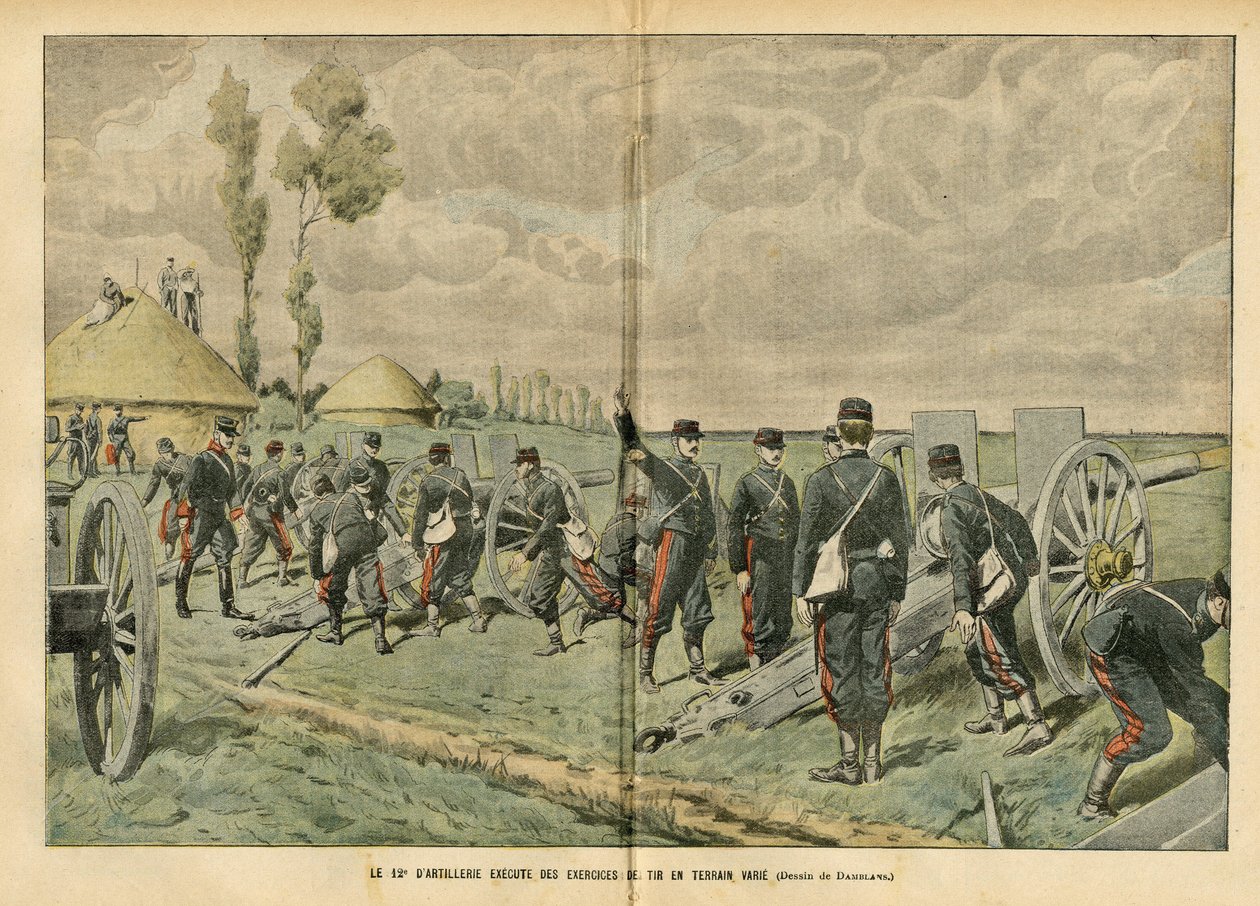 Ilustrace Eugene Damblans (1865-1945) v Le Pelerin od Eugene Damblans
